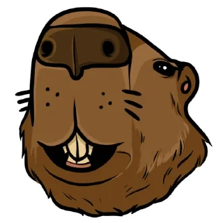 😁 emoji Капи (by @woodoodler) Telegram sticker 17 of 36