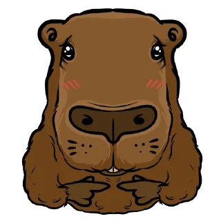👉 emoji Капи (by @woodoodler) Telegram sticker 24 of 36
