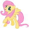 🙂 emoji Fluttershy | @MyLittlePony_bots Telegram sticker 8 of 125