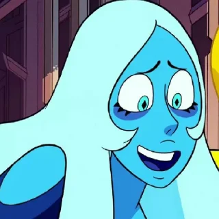 😀 emoji Blue Diamond! @PearlSU Telegram sticker 17 of 60