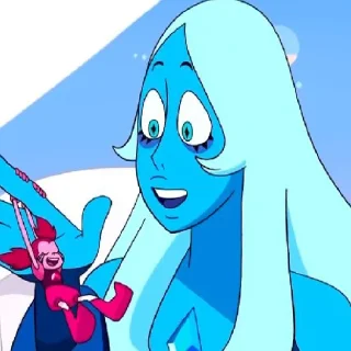 😀 emoji Blue Diamond! @PearlSU Telegram sticker 20 of 60