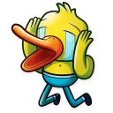 😭 emoji Gus The Duck Telegram sticker 12 of 25
