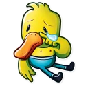 😢 emoji Gus The Duck Telegram sticker 11 of 25