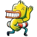 😁 emoji Gus The Duck Telegram sticker 6 of 25