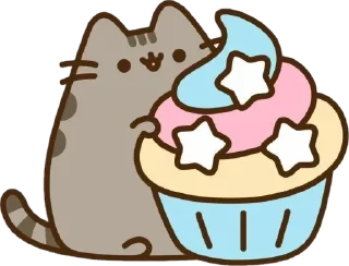 🌟 emoji pusheen 𐙚 Telegram sticker 10 of 24