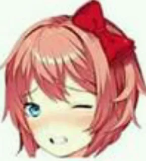 Sticker from Sayori