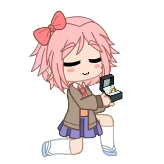 💍 emoji Sayori Telegram sticker 16 of 26