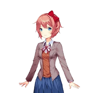 🌟 emoji Sayori Telegram sticker 20 of 119