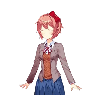 🌟 emoji Sayori Telegram sticker 17 of 119