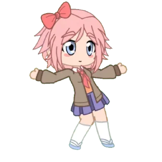 😋 emoji Sayori Telegram sticker 24 of 26