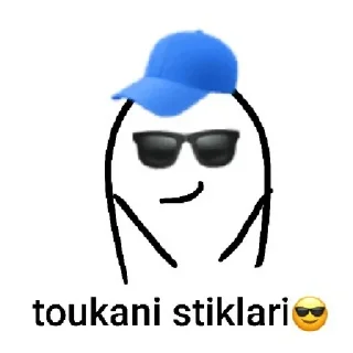 😎 emoji @hinataa_live Touka by @StikerYaratishbot Telegram sticker 24 of 24