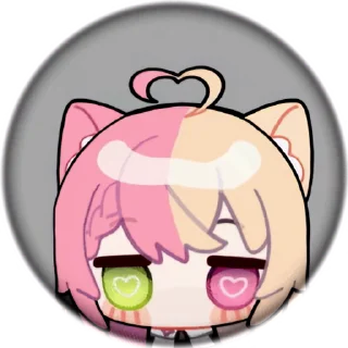 😊 emoji Momoi Monaka @fixfox Telegram sticker 18 of 55