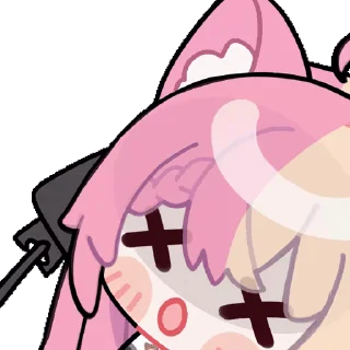 😵 emoji Momoi Monaka @fixfox Telegram sticker 14 of 55