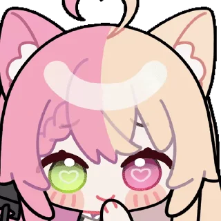 😂 emoji Momoi Monaka @fixfox Telegram sticker 5 of 55