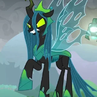 👑 emoji Queen Chrysalis | @MLPstick Telegram sticker 17 of 50