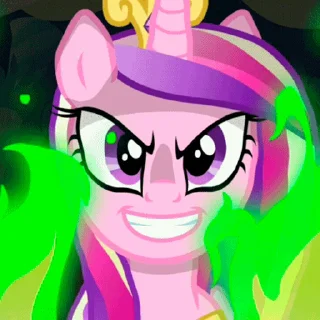 Sticker from Queen Chrysalis | @MLP_AnimatedStickers
