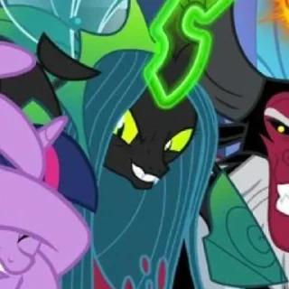 👑 emoji Queen Chrysalis | @MLPstick Telegram sticker 19 of 50