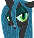 😘 emoji Queen Chrysalis Telegram sticker 22 of 43