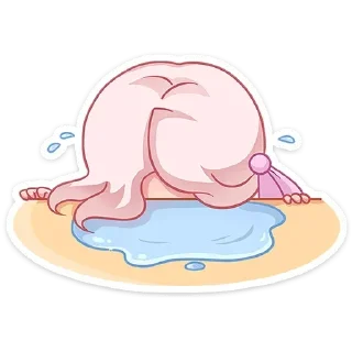 😭 emoji 💕Стики тут: @sekstick Telegram sticker 12 of 49