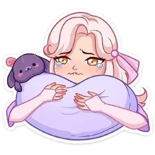 😥 emoji 💕Стики тут: @sekstick Telegram sticker 23 of 49