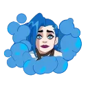 😘 emoji Jinx Telegram sticker 16 of 17