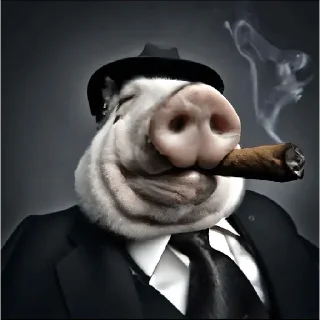 🐷 emoji завтрак Telegram sticker 5 of 7