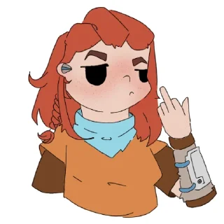 🖕 emoji Horizon Forbidden West Telegram sticker 14 of 67