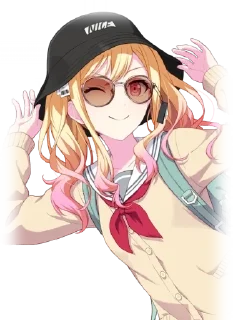 👒 emoji Саки такая милая, сладкая Telegram sticker 5 of 66
