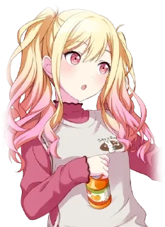 😯 emoji Саки такая милая, сладкая Telegram sticker 13 of 66