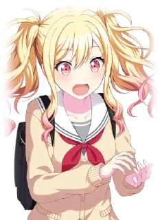 😰 emoji Саки такая милая, сладкая Telegram sticker 15 of 66