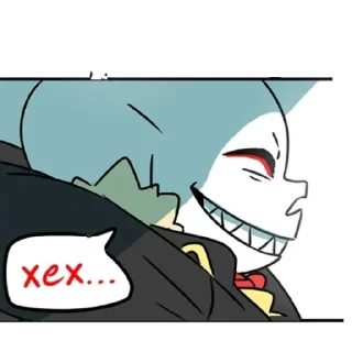 🙂 emoji Санс с Сансом из Андерфелл @Undertale_Love_Forever Telegram sticker 11 of 70