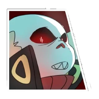 🧐 emoji Санс с Сансом из Андерфелл @Undertale_Love_Forever Telegram sticker 22 of 70