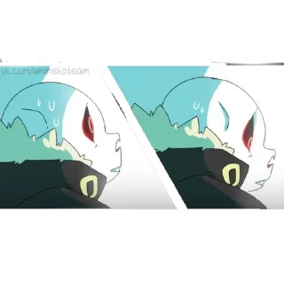 ❔ emoji Санс с Сансом из Андерфелл @Undertale_Love_Forever Telegram sticker 17 of 70