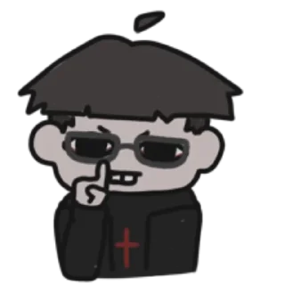🤓 emoji Чиби Руслан Telegram sticker 20 of 20