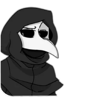 😐 emoji Scp-049: stickers(@Bekzat) Telegram sticker 24 of 29