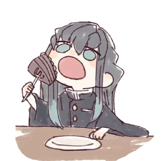 🤤 emoji Inosuke Telegram sticker 20 of 25