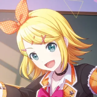 😃 emoji Kagamine Rin! ` @oksyeva Telegram sticker 12 of 120