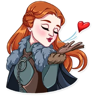 Sticker from Sansa Stark