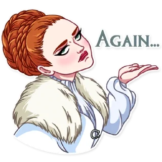 😒 emoji Sansa Stark Telegram sticker 13 of 25