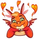 💕 emoji Drago Telegram sticker 17 of 36