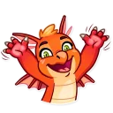 👋 emoji Drago Telegram sticker 5 of 36
