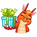 🎁 emoji Drago Telegram sticker 24 of 36