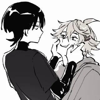 ❤️‍🔥 emoji чискары встречаются | cr: fenkko on twt Telegram sticker 16 of 71
