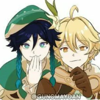 😏 emoji Больше стикеров 👉🏻 @genshinstickers1 Telegram sticker 17 of 87