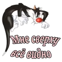 😠 emoji Кот Сильвестр :: @animesticks Telegram sticker 9 of 28