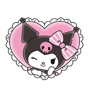 Sticker from suicidal kuromi