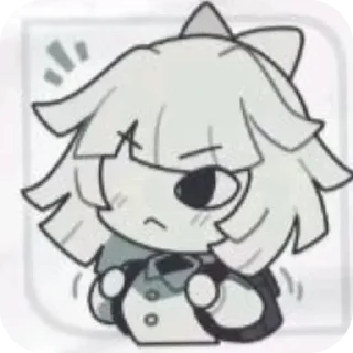 😠 emoji Бумажное образование @anime4_arts Telegram sticker 8 of 30