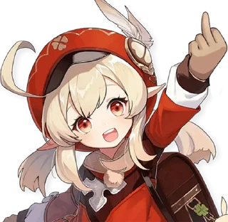 🖕 emoji Genshin Pack @genshinimpact_game Telegram sticker 12 of 61