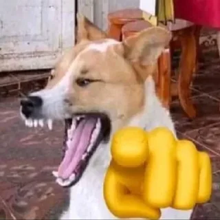 🐶 emoji 💕Стики тут: @sekstick Telegram sticker 13 of 65