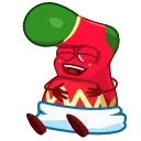Sticker from Red Sock